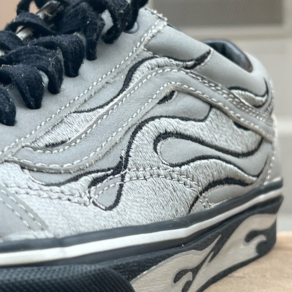 Vans x A$AP Worldwide Silver Reflective Old Skool Shoes